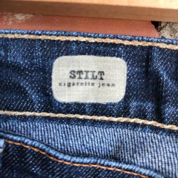 Adriano Goldschied Stilt cigarette jeans dark wash made in USA size 28R - Picture 2 of 9